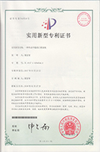 一種傳動平穩的門（mén）鎖麵板（bǎn）實用新型專利證書